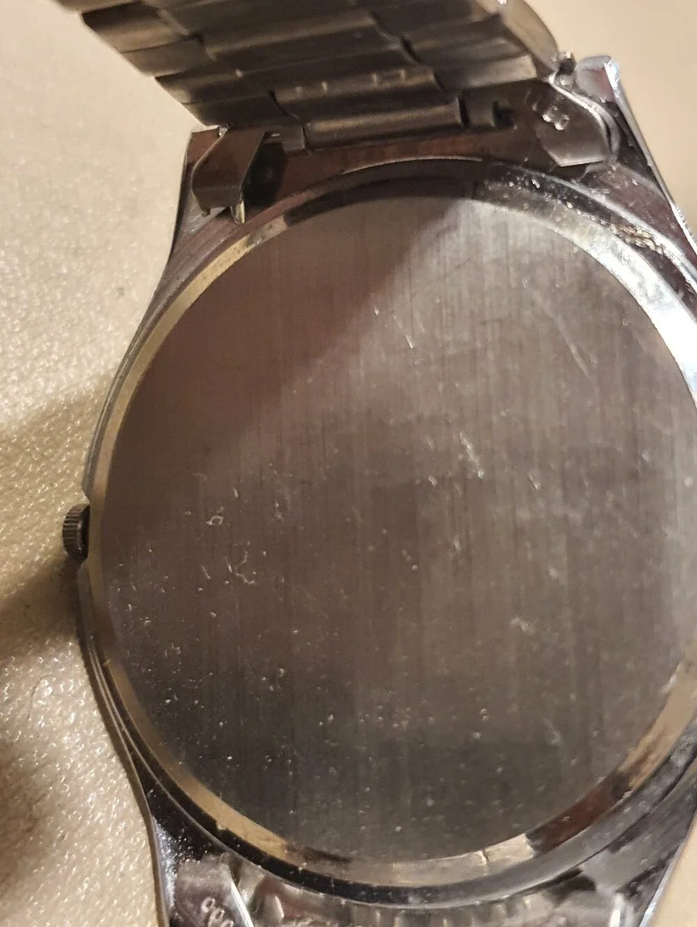AeroMexico Airlines Silver/White Stainless Steel Men's Watch